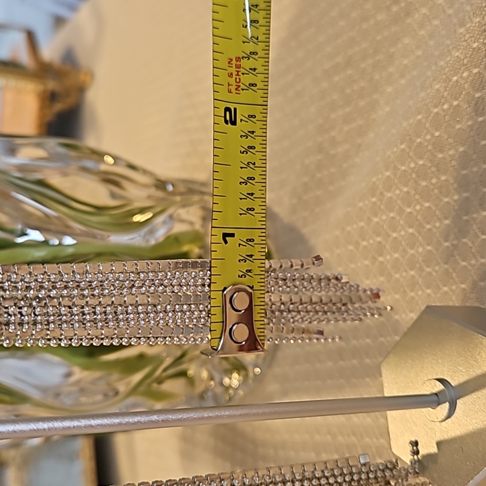 Crystal Rhinestone Earrings - Picture 10 of 11